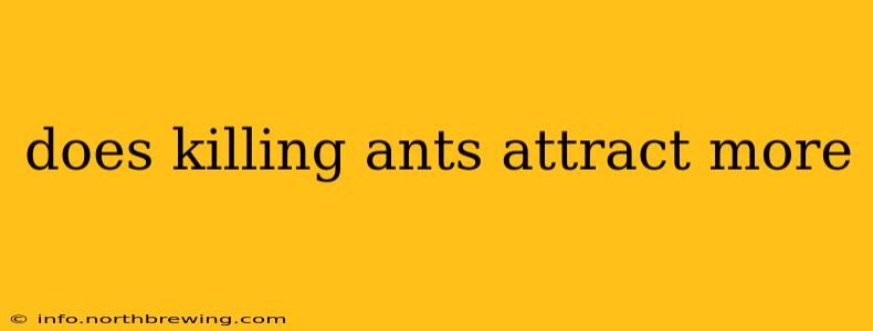 does killing ants attract more