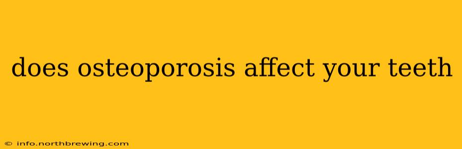 does osteoporosis affect your teeth
