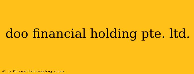 doo financial holding pte. ltd.