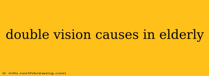 double vision causes in elderly