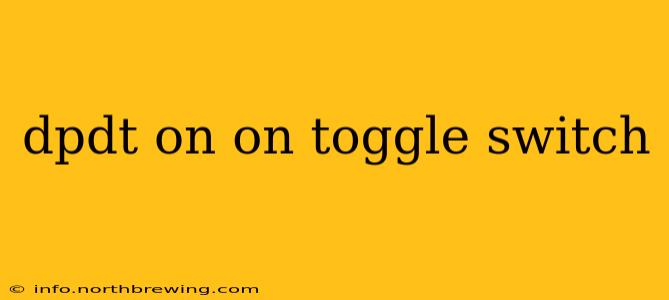 dpdt on on toggle switch