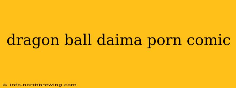 dragon ball daima porn comic