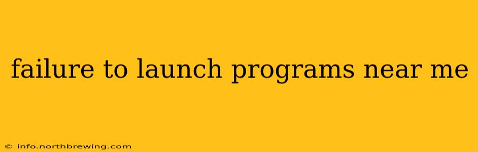 failure to launch programs near me