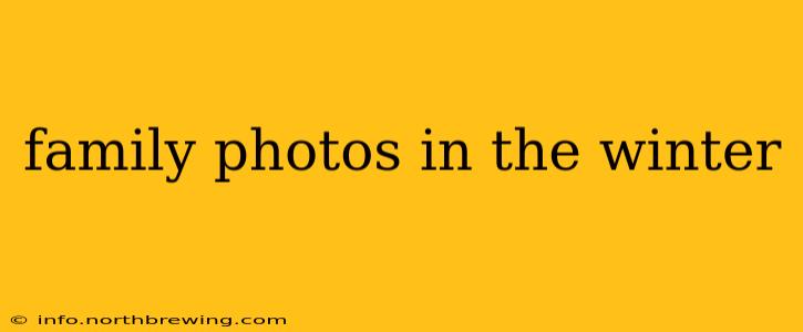 family photos in the winter