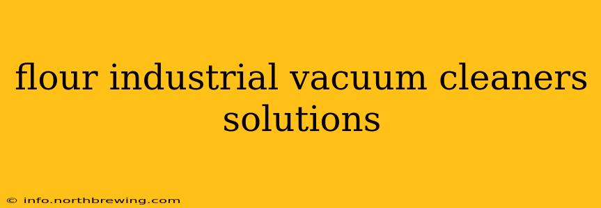 flour industrial vacuum cleaners solutions