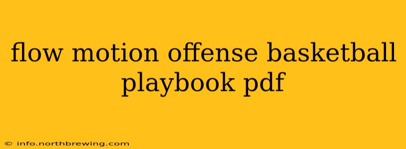 flow motion offense basketball playbook pdf
