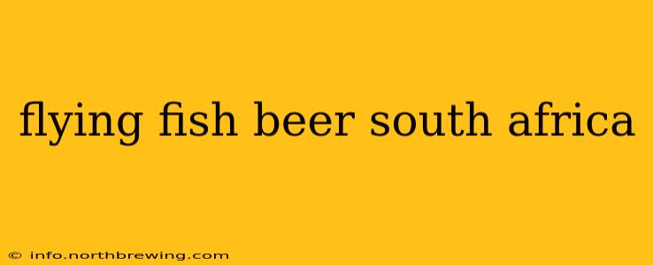 flying fish beer south africa