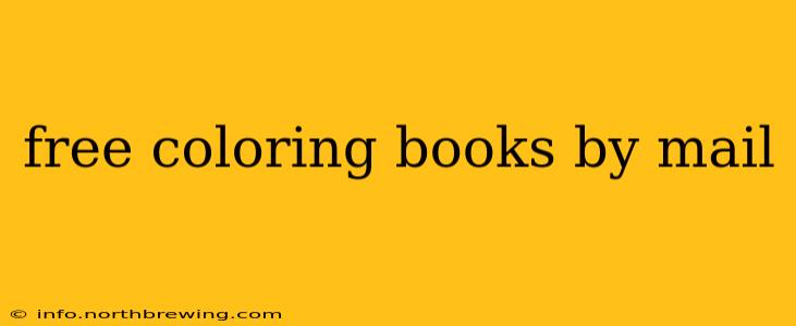 free coloring books by mail