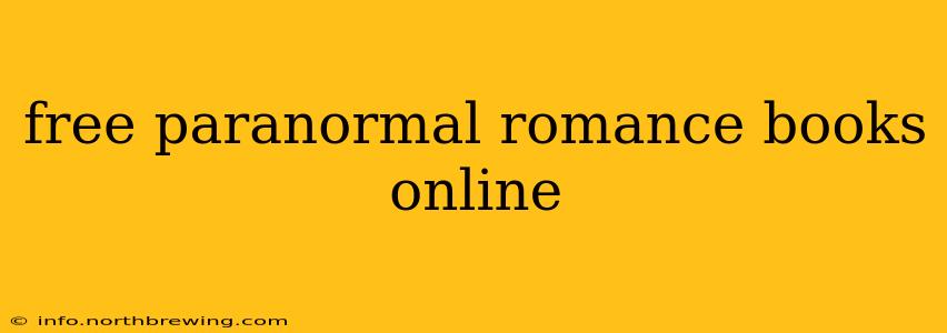 free paranormal romance books online