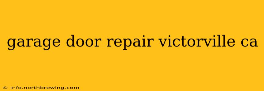 garage door repair victorville ca
