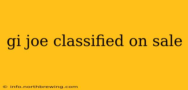 gi joe classified on sale