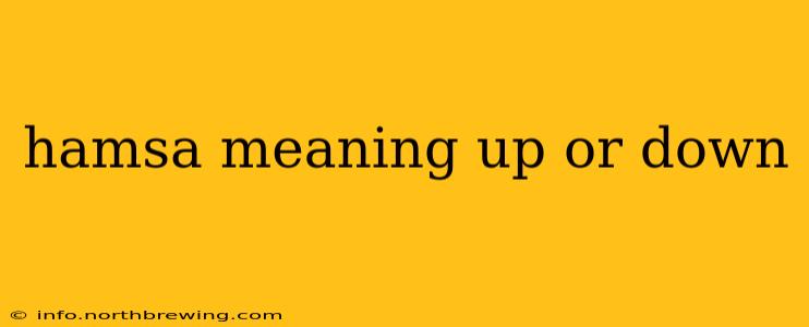 hamsa meaning up or down