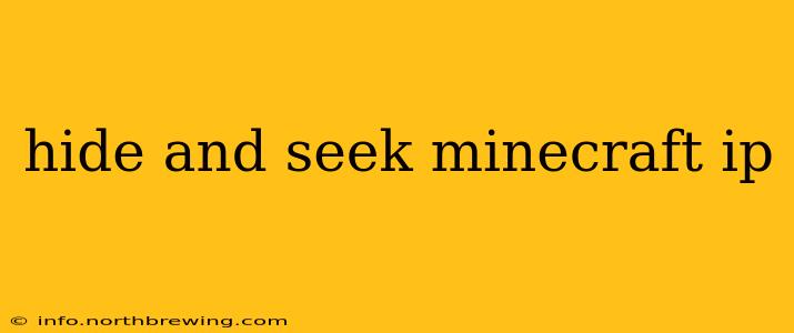hide and seek minecraft ip