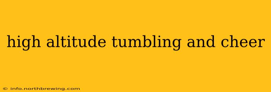 high altitude tumbling and cheer