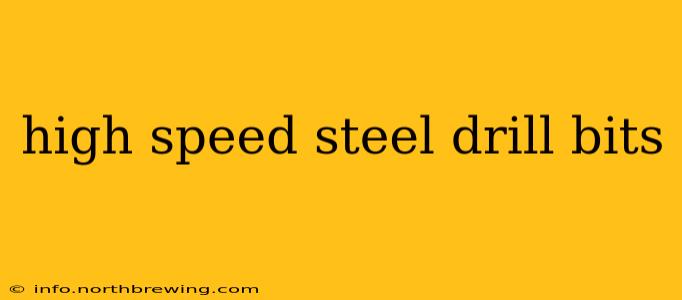 high speed steel drill bits