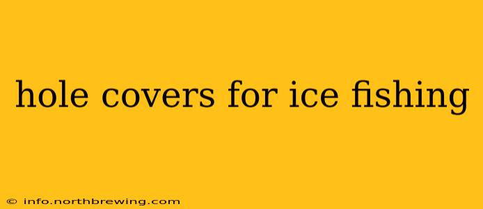hole covers for ice fishing