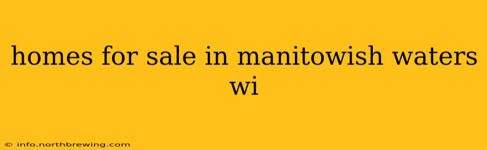 homes for sale in manitowish waters wi