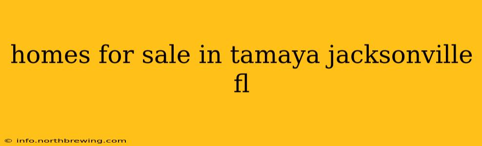 homes for sale in tamaya jacksonville fl