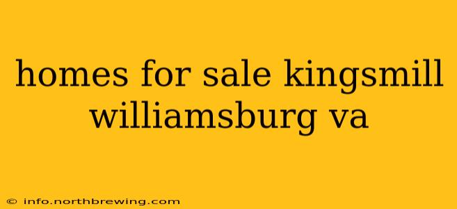 homes for sale kingsmill williamsburg va