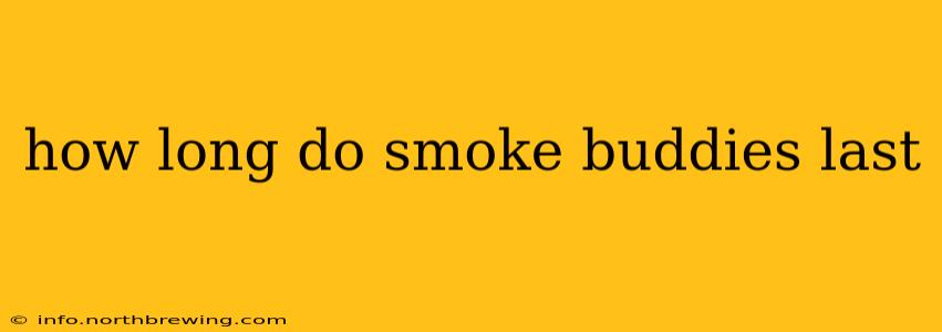 how long do smoke buddies last