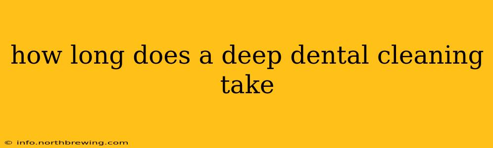 how long does a deep dental cleaning take
