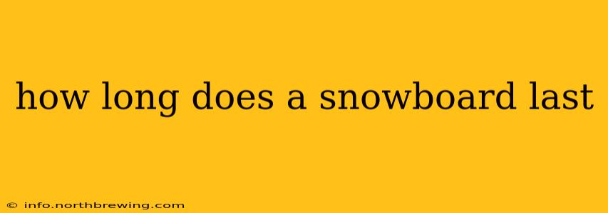 how long does a snowboard last