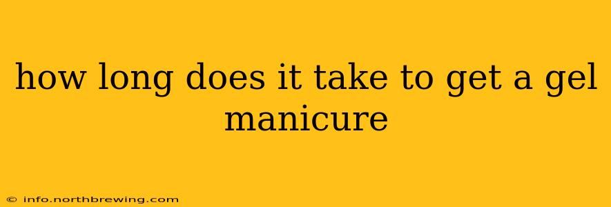 how long does it take to get a gel manicure