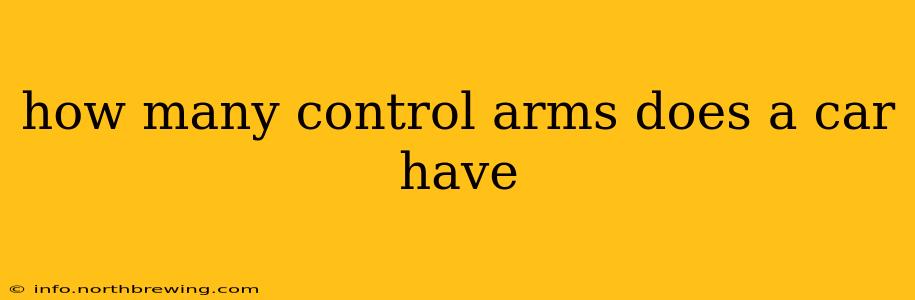 how many control arms does a car have