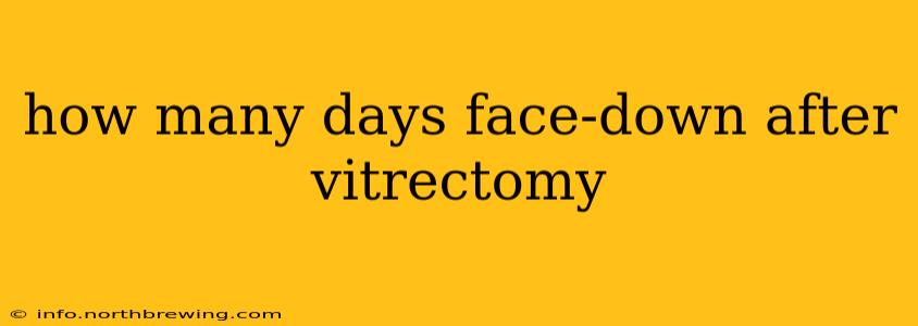 how many days face-down after vitrectomy