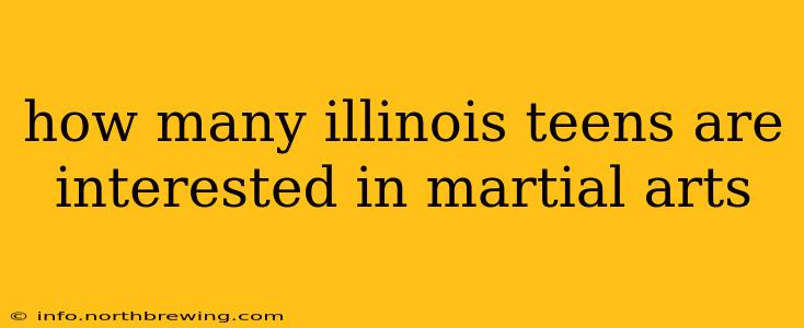 how many illinois teens are interested in martial arts