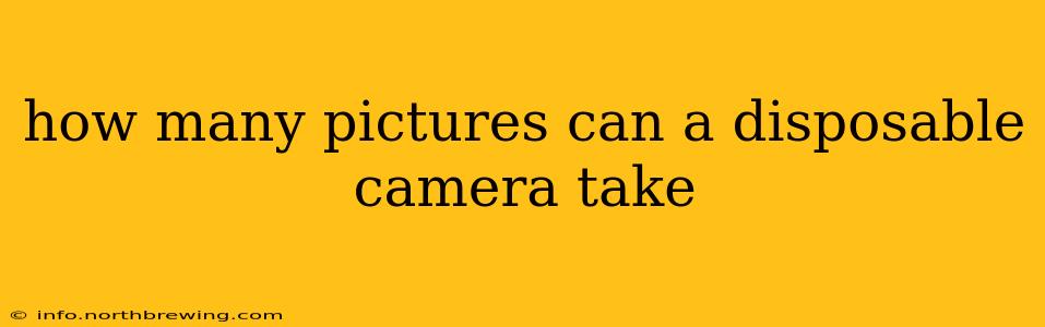 how many pictures can a disposable camera take