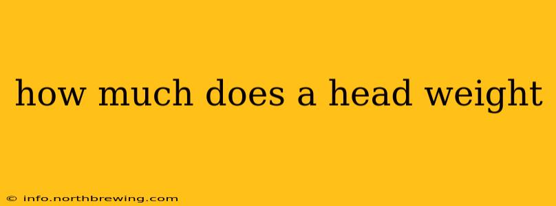 how much does a head weight