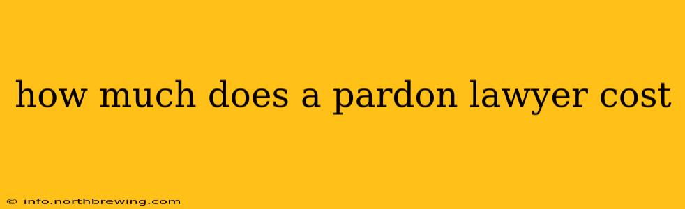 how much does a pardon lawyer cost