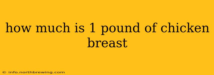 how much is 1 pound of chicken breast