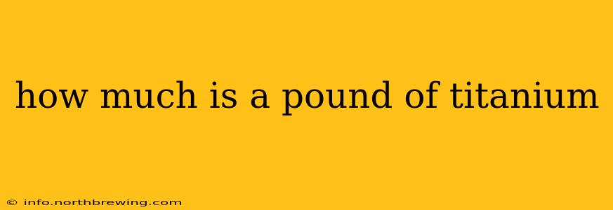 how much is a pound of titanium