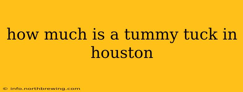 how much is a tummy tuck in houston