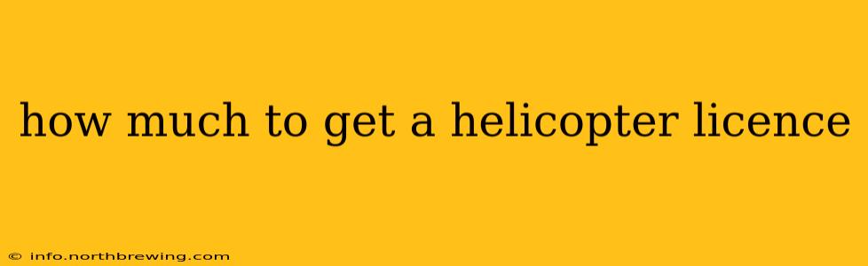 how much to get a helicopter licence