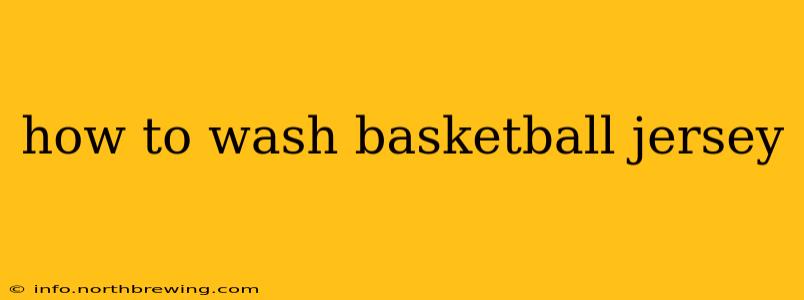 how to wash basketball jersey