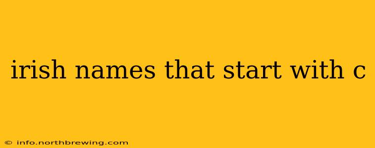 irish names that start with c