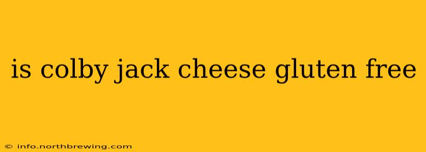 is colby jack cheese gluten free