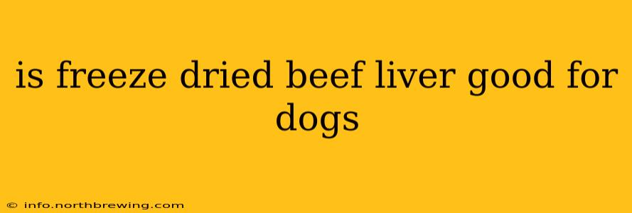 is freeze dried beef liver good for dogs