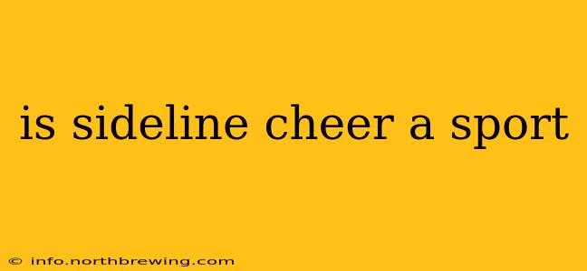 is sideline cheer a sport