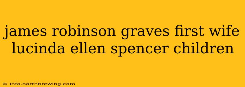 james robinson graves first wife lucinda ellen spencer children