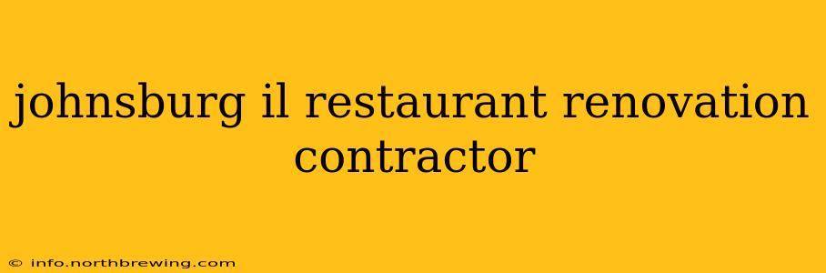johnsburg il restaurant renovation contractor