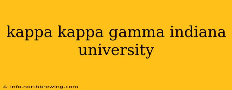 kappa kappa gamma indiana university