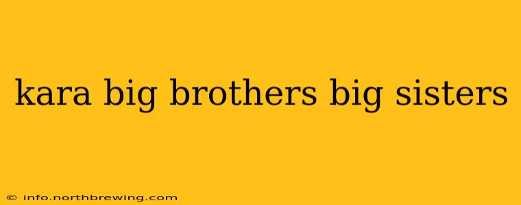 kara big brothers big sisters