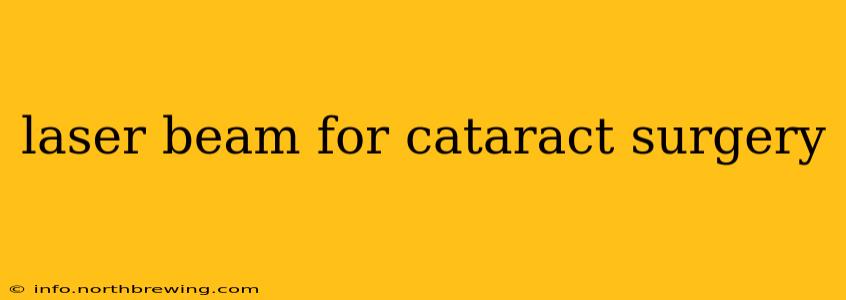 laser beam for cataract surgery