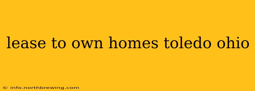lease to own homes toledo ohio