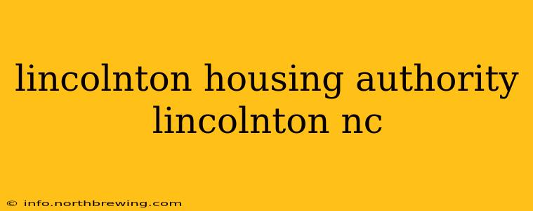 lincolnton housing authority lincolnton nc