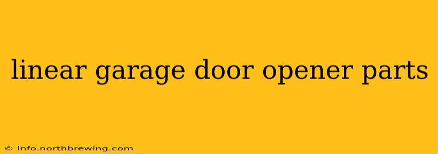 linear garage door opener parts